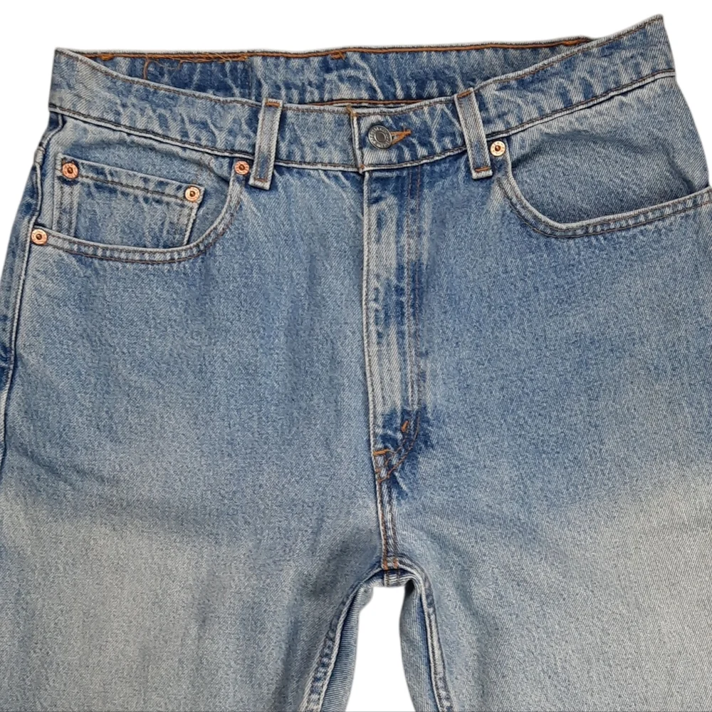Levi's 505 VTG 90's Regular Fit Straight Leg Blue Jeans SZ 34x32